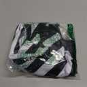 Men's Referee Shirt Collared Official Mens Ref Shirt Jersey Short Sleeve Black and White Stripes Football Halloween Costume (Medium)