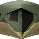 Gazelle T4 Overland Edition GT401GR Pop-Up Portable Camping Hub Tent, Easy Instant Set up in 90 Seconds, Alpine Green/Moss, 4-Person, Family, Overlanding, 78" x 94" x 94"