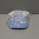 Put It On My Husband's Tab Funny Trucker Hats Women Vintage Adjustable Baseball Cap Embroidery Fashion Trucker Hat (Bride - White/Blue)