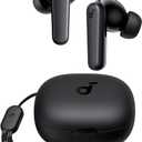Soundcore by Anker P20i True Wireless Earbuds, 10mm Drivers with Big Bass, Bluetooth 5.3, 30H Long Playtime, Water-Resistant, 2 Mics for AI Clear Calls, 22 Preset EQs, Customization via App (Black)