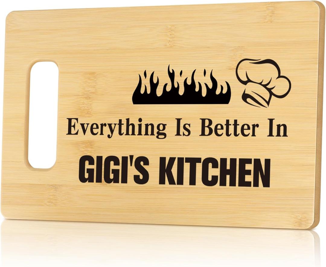 Mothers Day Gifts for Grandma, Best Gigi Grandma Grandmother Grandparents Gift Ideas, Grandma Cutting Board Chopping Board Birthday Valentines Grandmothers Day Easter Christmas Kitchen Decor Present