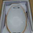 LAUCHUH Serving Dishes for Entertaining, Porcelain Serving Bowls with Handles Bohemian Salad Bowls Set Nesting Bowls for Mother's Day Party, Set of 3, 15/28/49 oz, Blue and Yellow