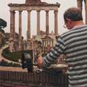 MyArtscape Miniature Paint Brushes with Holder, Set of 12 for Detail & Fine Point Painting - use with Acrylic, Watercolor, Oil, Gouache - for Pinstriping & Lettering - Art Supplies