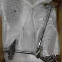 Jafeton High Pressure Rainfall Shower Head with Handheld Spray Combo  5 Spray Modes, 10" Rain Shower, Anti-Clog Nozzles, Rust-Resistant Chrome Plating & Brass, Flexible Extension Arm