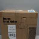 Slushie Machine for Home, Professional Frozen Drink Maker - No Ice Needed, Auto Cleaning, 6 Preset Programs, 4 Hours Freshness, Rapid Freezing, Frozen Margaritas, Frapps, Milkshake, and More (Black+Light gray)