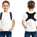 Posture Corrector for Men Women & Children Upper Back Brace Adjustable and Effective Clavicle Support Device for Thoracic Kyphosis and Shoulder Pain Relief (Small (Pack of 1))