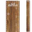 Eersida Growth Chart for Wall Kids Height Growth Chart Wooden Ruler Nursery Wall Decor Boys Girls Height Measurement Loved Beyond Measure for Room Hanging Decor(Novel Style)