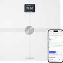 WITHINGS Body Smart - Accurate Scale for Body Weight and Fat Percentage, Body Composition Wi-Fi and Bluetooth Weight Scale, Baby Weight Scale, Smart Scale Apple Health Compatible, Bathroom Scale, White