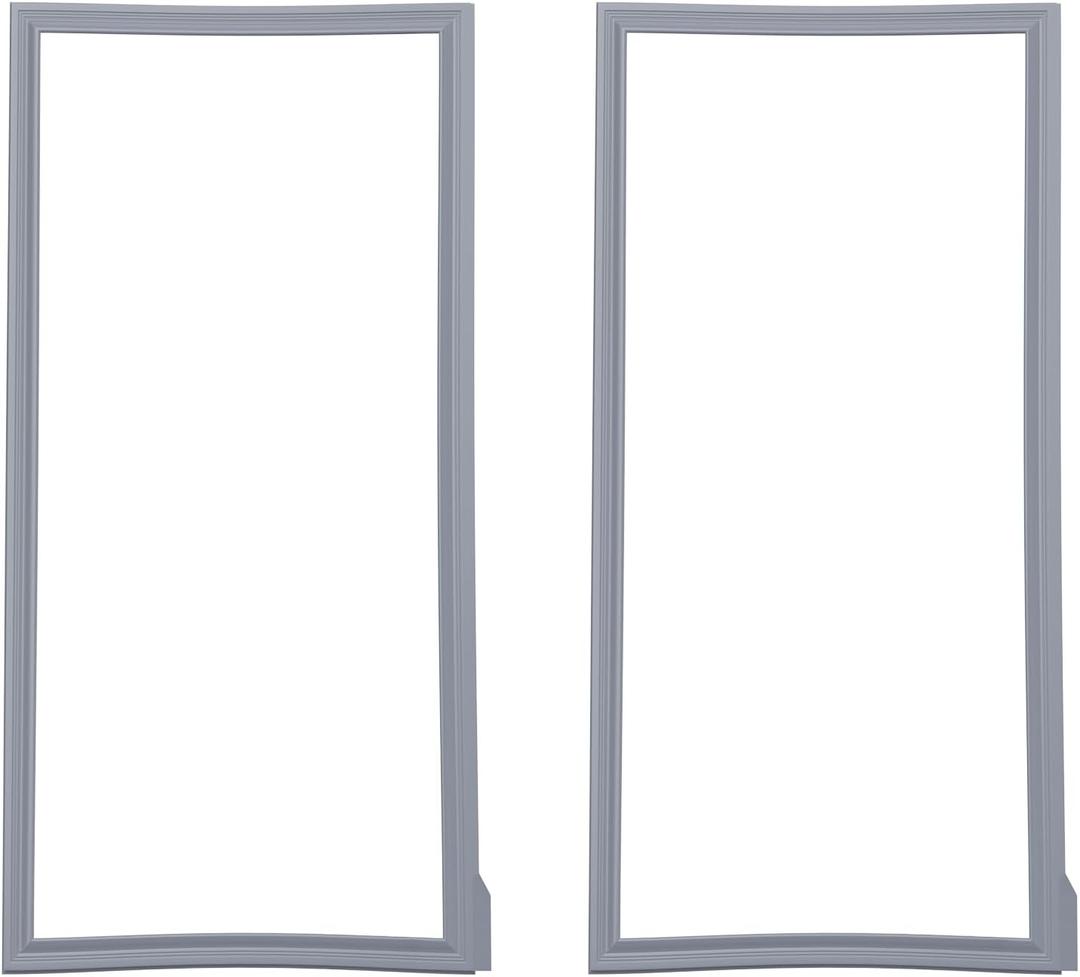 2 Pack Upgraded 241778307 Refrigerator Door Gasket Replacement for Fri-gidaire Electrolux Refrigerator Gasket Seal, 38.5"X16.7" Fridge Door Seal Replacement Part 1793667, PS3408461, AP4587413