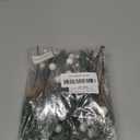 ALAGIRLS 24 PCS 8" Christmas Pine Picks, Artificial Pine Needles Branches with White Berry Stems, Small Fake Holly Berries Pinecones Branches for Crafts Christmas Tree DIY Garland Holiday Wreath