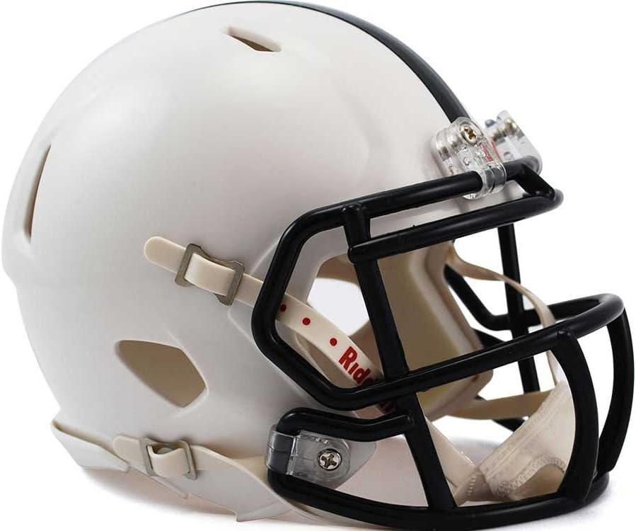 Riddell Men Unisex Adult Women Speed Sports Related Collectible mini Helmets, Penn State Nittany Lions, 7.5 quot x 6.5 US