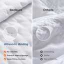 Bedsure King Quilt - Bright White Bedspread King Size & Lightweight Comforter, Modern Coverlet with Clover Pattern, Ultra Soft All-Season Bedding, 106 x 96 Inches | Stitch-Free Quilting, Ultra Soft, Lightweight, Machine Washable, Pet-Friendly