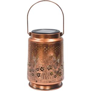 Hummingbird Solar Lanterns Outdoor Waterproof | Metal Solar Powered Garden Light | Decorative Landscape Lamp | for Patio Yard Balcony Farm Pathway Lawn Garden Night Decoration