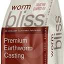 Worm Bliss (1 Qt) - Organic Worm Castings for Plants & Gardening - OMRI-Listed Earthworm Castings for Plants, Vegetables, Flowers, & Potting Soil - Organic Garden Fertilizer Rich in Nutrients (EXP 06/30/28)