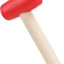 1Pcs Toy Hammer Simulation Wooden Hammers Plastic Toddler Hammer SmallPortable Kids Maintenance Tools Toys Pretend Fake Mallet Hammers for Boys Girls