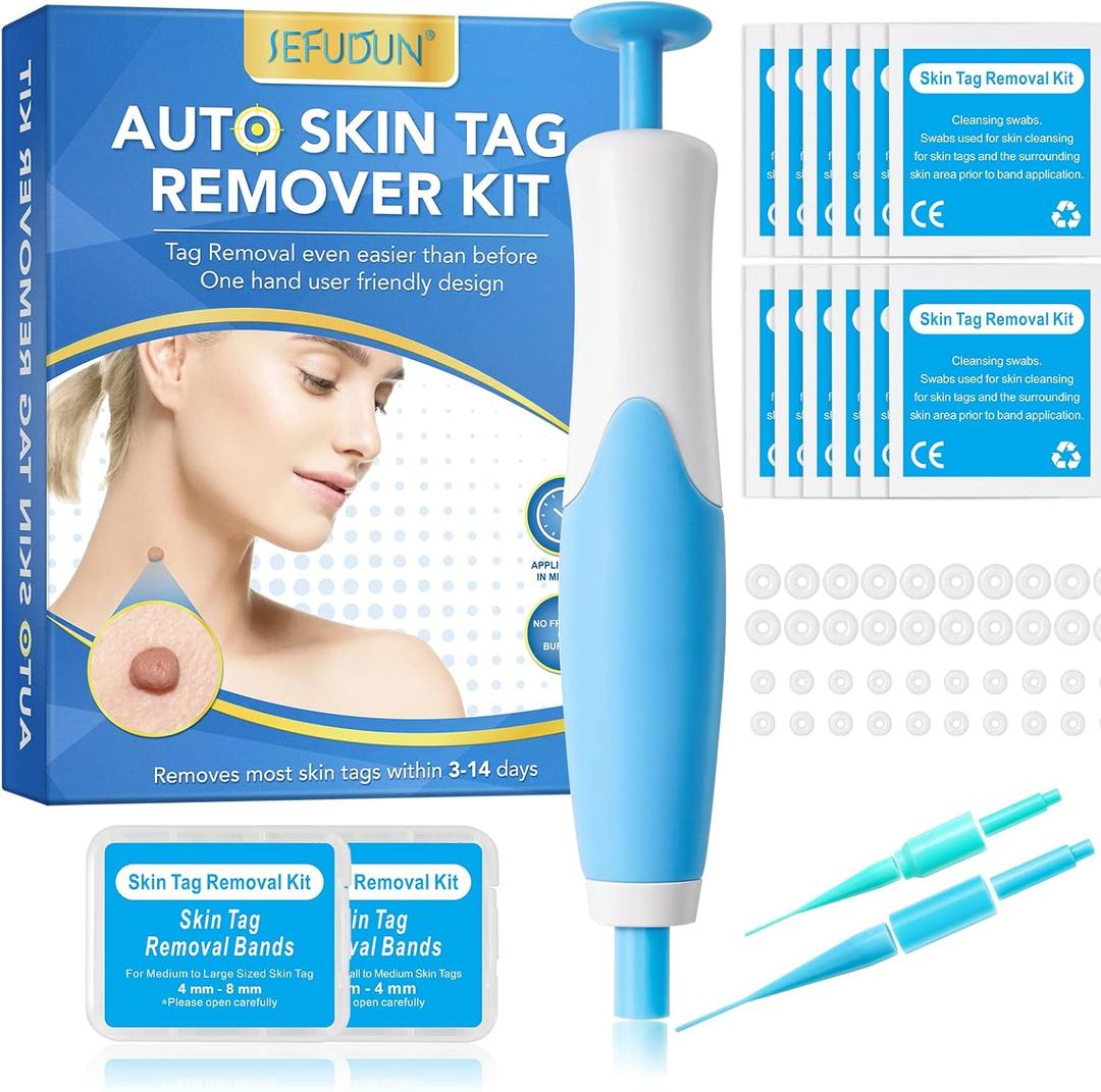 Skin Tag Remover Device FDA-Cleared Safe and Effective Skin Tag Removal Kits Home Use