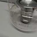 Hiware Glass Teapot with Stainless Steel Infuser & Lid, Borosilicate Glass Tea Pot Stovetop Safe, Blooming & Loose Leaf Teapots, 27 Oz