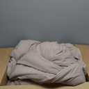 Bedsure Comforter King Size 5 Pieces - King Size Comforter Set with Checkered Throw Blanket and Decorative Pillow, Lightweiget Bedding, All Season Bedding Sets, Light Camel