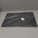 OMYOPY Rubber Bar Service Mat for Countertop 18 x 12 Inch, Non Slip Black Dish Drying Spill Matting for Bars, Restaurants, Coffee Shops