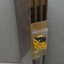 BAYKA Floating Shelves for Wall, 22.5 Inch Rustic Wood Wall Mounted Shelving for Bathroom, Bedroom, Living Room, Kitchen & Book, Hanging Display Decor Shelf with 22 lbs (Rustic Brown,Set of 3)