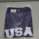 Plus Size Sleeveless Tops Women Casual Summer Sleeveless Loose Fit V Neck Ladies Basic Tshirt (Blue, L)