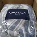 Nautica - Twin/Twin XL Comforter Set, Reversible Woven Bedding with Matching Sham, Medium Weight for Year Round Use, Dorm Essentials, Oeko-Tex Certified (Bay Shore Navy)