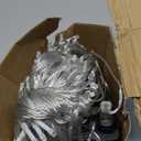 Icicle lights Outdoor - 66ft Christmas Lights with 640LED 120 Drops 8 Modes, Plug in Curtain String Lights Waterproof for Holiday Wedding Party Home Garden Bedroom Indoor Outdoor Decoration,Cool White