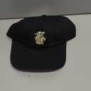 Star Wars The Mandalorian The Child Cotton Adjustable Baseball Cap, Grogu Dad Hat (Black)