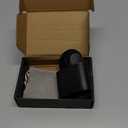 Magnetic Stethoscope Holder Clips, Secure Hands-Free PU Leather Holster for Scrubs, Belts & Lab Coats - Portable Stethoscope Accessories for Nurses, Doctors, EMTs, Medical Students(Black)