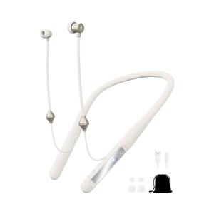 Air Tube Bluetooth Headphones with LED Battery Display,EMF Free Neckband Wireless Earbuds with 25H Playtime,HD Bass Airtube Headphone Emf Free with Mic And Controls,Airtube Earbuds For Sleep,Work,Gym