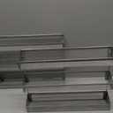 Magnetic Spice Rack for Refrigerator, 6 Pack Magnetic Shelf, Fridge Magnet Organizer with Moveable 12 Hooks, Magnetic Fridge Shelf for Kitchen Organization and Storage (6 Pack)