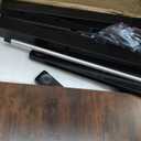 Huuger 55 x 28 Large Electric Standing Desk, Height Adjustable Computer Desk, 27.6" Deep Desktop, Stand up Gaming Office Desk with 2 Hooks, 3 Preset Heights, for Home Office, Rustic Brown (55*28 inch (no outlets))