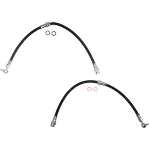 TRQ Brake Hose Set Compatible with 2014-2021 Mazda 6