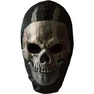 Ghost Mask Skull Full Face Mask for War Game Outdoor Sport (One Size, Multicolored)