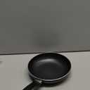 IMUSA 8in Bistro Aluminum Nonstick Fry Pan with Cool Touch Handle, Small Skillet for Eggs, Omelets, Sauteing, and Everyday Cooking, Black