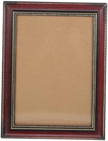 Memorial Photo Frame Solid Wood Display Holder for Home Decor Simple Style Commemorative Picture Frame for Wall Mounting and Tabletop Use 8.5"×11"