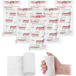 Travel Toilet Paper to Go Packs Convenient Plastic Dispenser Soft Tissue Rolls Portable Packable Camp Tissue Soft Coreless Travel Size Toilet Paper for Camping Hiking Outdoor, 6 pack