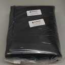 Dog Food Mat - Silicone Dog Mat for Food and Water - 36" x 24" Large Pet Feeding Mats with Residue Collection Pocket - Waterproof Cat Bowl Mat with High Edges to Prevent Water Food Spills (Black)