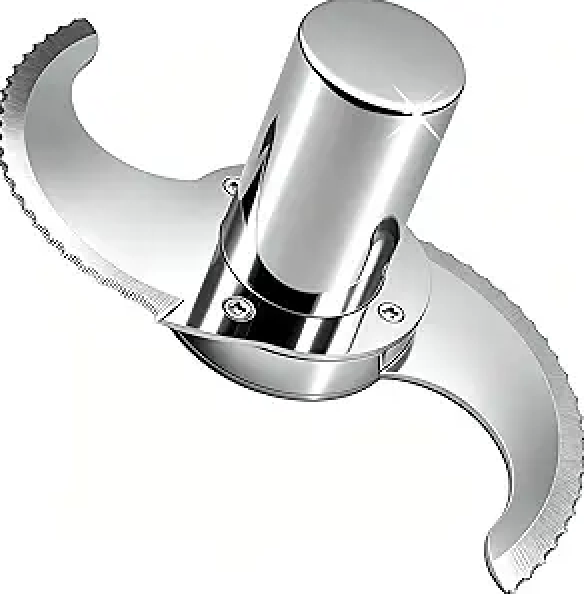 27055 Leakproof Blade for Robot Coupe Food Processor, Serrated Edge | Compatible with R2, R2A, R2B, R2N, R2U, R201, R211, Modular, Resists Cracking & Chipping & Grease, Sharp, Effortless Clean