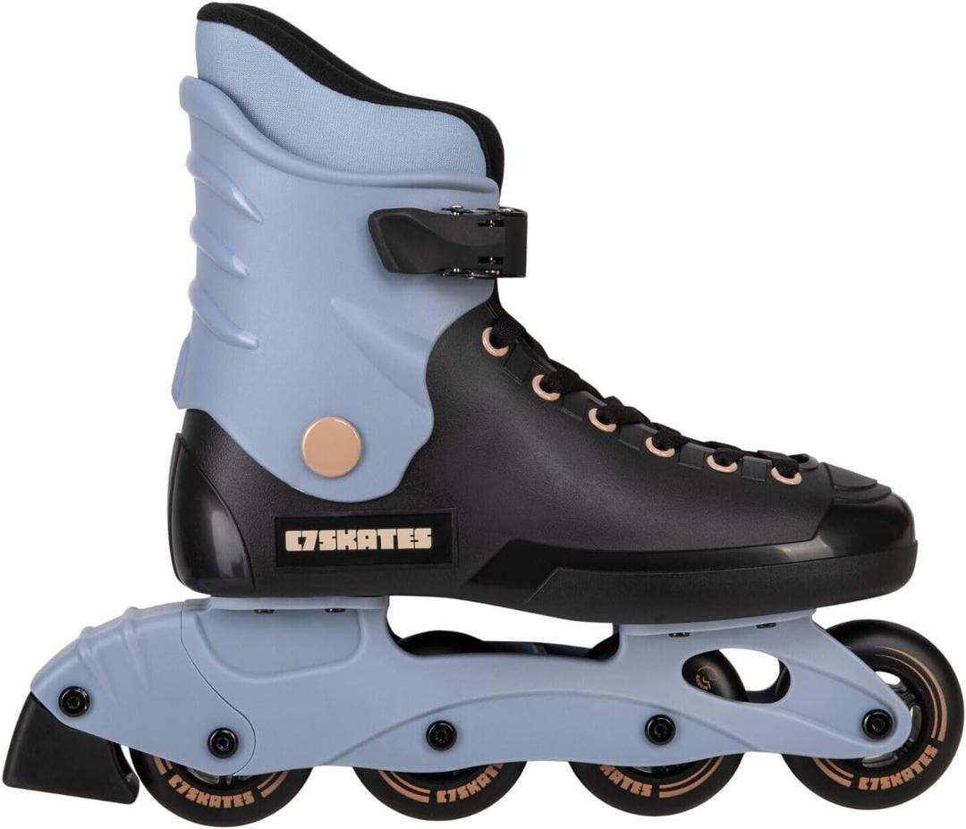 C SEVEN C7skates Nostalgic Adult Inline Skates for Women and Adult (Nightshade, Women's 10 / Men's 9)