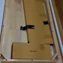 Amazon Basics FSC Certified Solid Wood Kitchen Rectangular Dining Table, Easy to Assemble, 29.5"D x 47.2"W x 29.5"H, Natural Wood