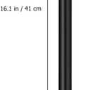 2 x Hemobllo Steel Lamp Post Cross Arm 16.14In Outdoor Light Pole Ladder Rest Replacement with Decorative Ball Ends for Hanging Lanterns and Signs