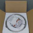 Crystal Ceiling Light Fixture, Modern Semi Flush Mount Ceiling Light,Crystal Chandelier for Kitchen Bedroom Bathroom Entryway Nickel Finish (Bulb not Included) (Silver)