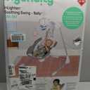 Ingenuity InLighten 5-Speed Baby Swing - Swivel Infant Seat, 5 Point Safety Harness, Nature Sounds, Lights - Nally Owl
