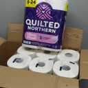 Quilted Northern Ultra Plush Toilet Paper, 24 Mega Rolls = 96 Regular Rolls, 3X Thicker*, 3 Ply Soft Toilet Tissue