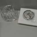 Semi Flush Mount Crystal Ceiling Light Pack of 2, Metal Cage Hallway Ceiling Lamps, Farmhouse Ceiling Light Fixture, Industrial Crystal Chandelier for Corridor Bathroom Kitchen (Black, 7.5 Inch)