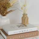Beautiful Decorative Books - Set of 2 Boxes Enhance Your Coffee Table, Bookshelf or Mantel Shelf Decor - Aesthetic Fake/Faux Books for Modern Home Decoration, Photo Storage and as a Keepsake Box
