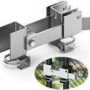 Chain Link Fence Double Gate Latch for 2" Gate Frame Chain Link Fence Gate Latch Residential Strong Arm Double Gate Latch for Metal Gate