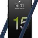 RhinoShield Bumper Case Compatible with [iPhone 15 Pro Max] | CrashGuard - Shock Absorbent Slim Design Protective Cover 3.5M / 11ft Drop Protection - Navy Blue