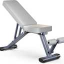 Adjustable Weight Bench for Home Gym,1025 LB Stable Workout Benches for Full Body Strength Training,Dumbbell Exercise,3 Sec Fast Folding Sit up Bench